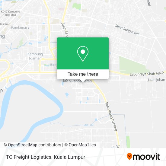 TC Freight Logistics map