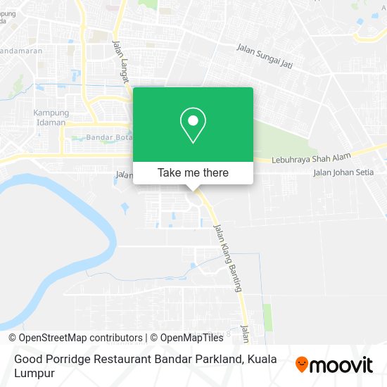 Good Porridge Restaurant Bandar Parkland map