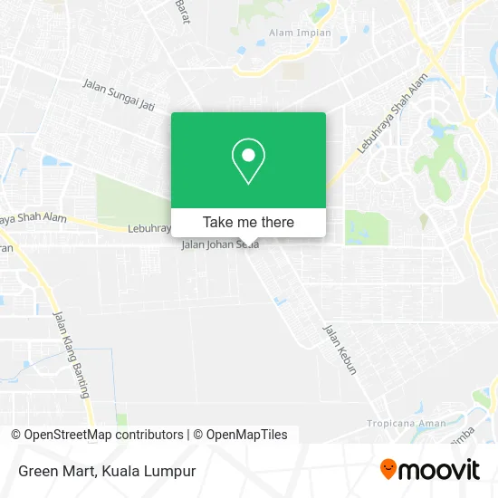 Green Mart map