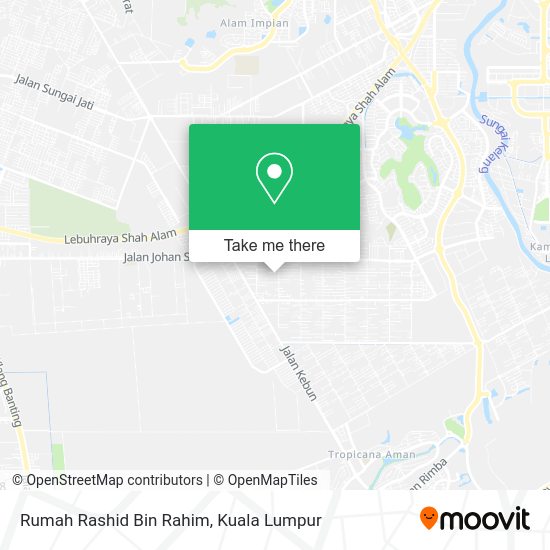 Peta Rumah Rashid Bin Rahim