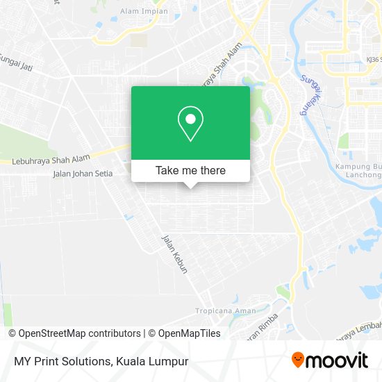 MY Print Solutions map