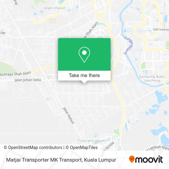 Matjai Transporter MK Transport map