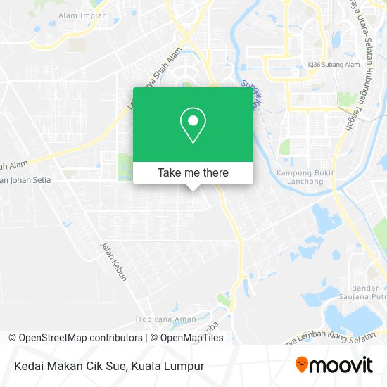 Kedai Makan Cik Sue map