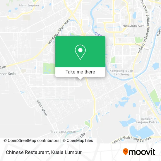 Chinese Restaurant map