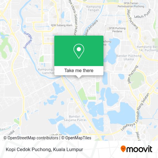 Peta Kopi Cedok Puchong