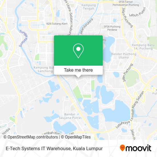 E-Tech Systems IT Warehouse map
