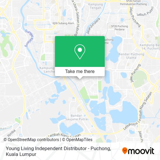 Young Living Independent Distributor - Puchong map
