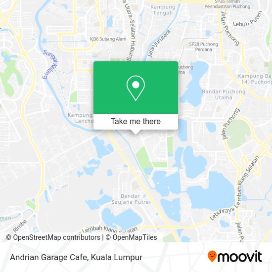 Andrian Garage Cafe map
