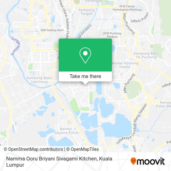 Namma Ooru Briyani Sivagami Kitchen map