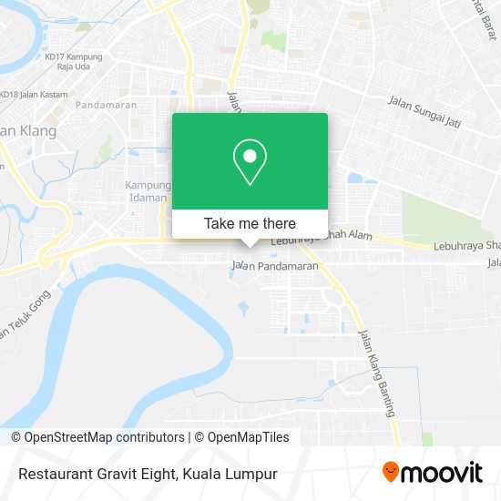 Restaurant Gravit Eight map