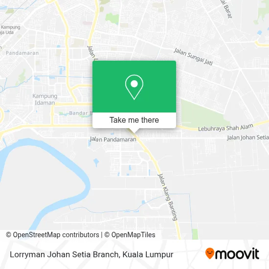 Lorryman Johan Setia Branch map
