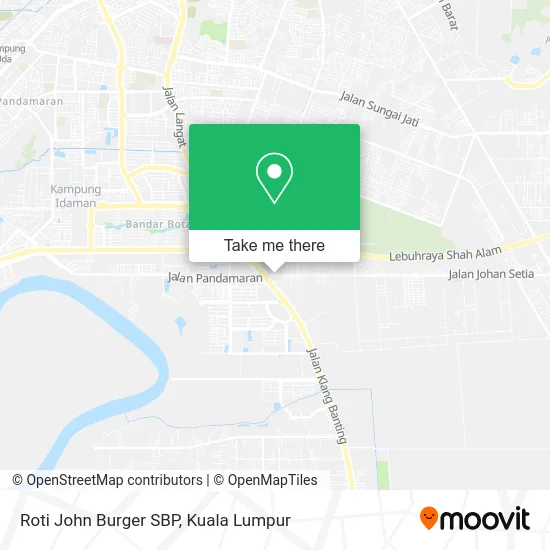 Roti John Burger SBP map