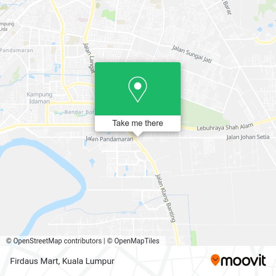 Firdaus Mart map