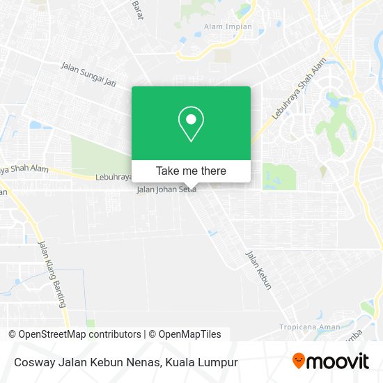 Peta Cosway Jalan Kebun Nenas