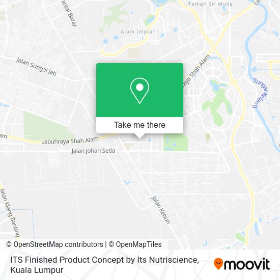 ITS Finished Product Concept by Its Nutriscience map