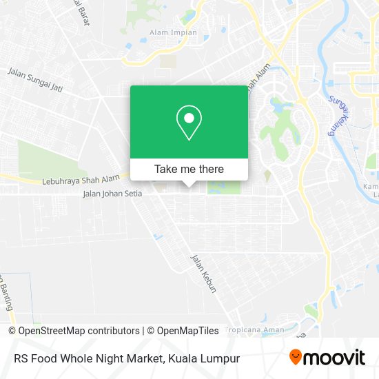 RS Food Whole Night Market map
