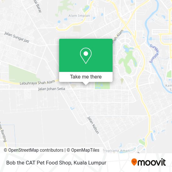 Bob the CAT Pet Food Shop map