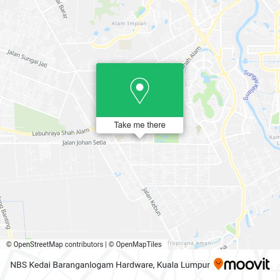 NBS Kedai Baranganlogam Hardware map