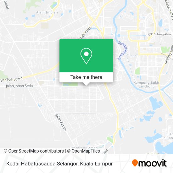 Kedai Habatussauda Selangor map