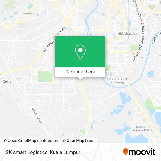 SK smart Logistics map