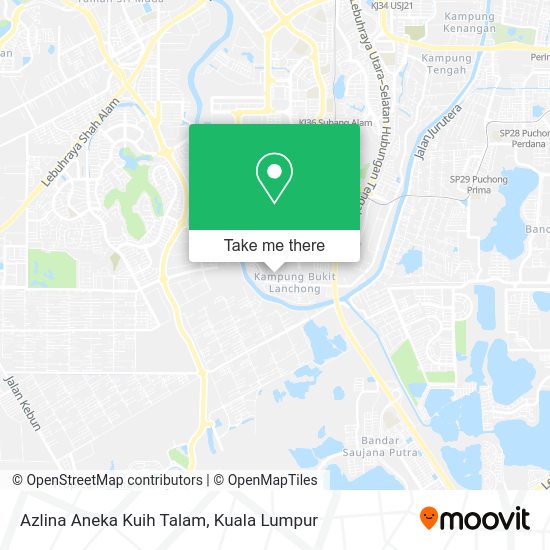 Azlina Aneka Kuih Talam map