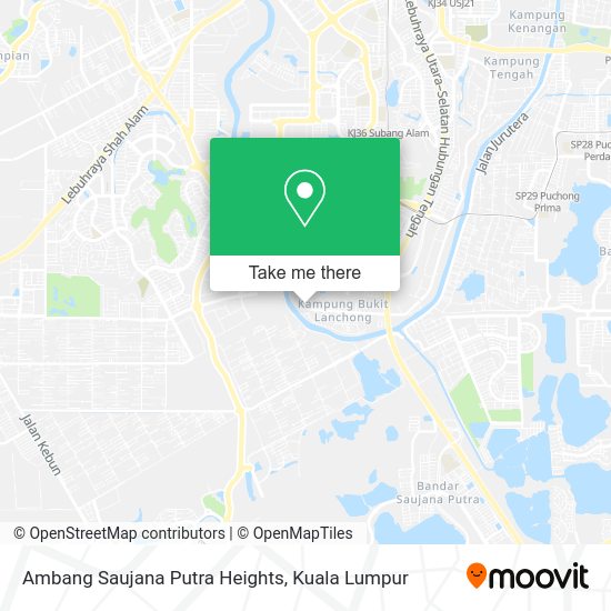 Ambang Saujana Putra Heights map