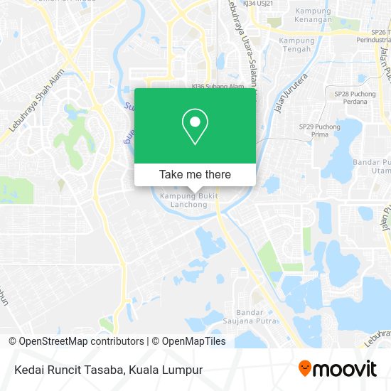 Kedai Runcit Tasaba map