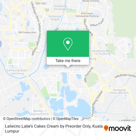 Laliecnc Lalie's Cakes Cream by Preorder Only map