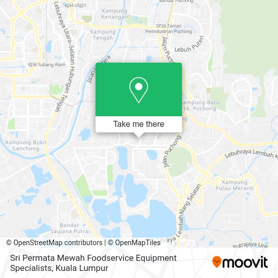 Peta Sri Permata Mewah Foodservice Equipment Specialists
