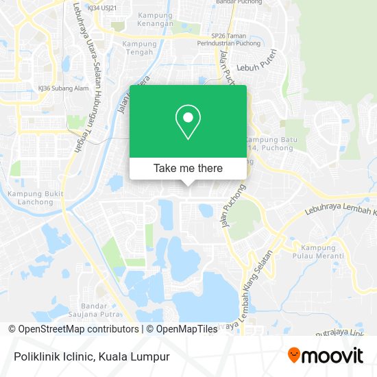 Poliklinik Iclinic map