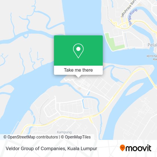 Veldor Group of Companies map