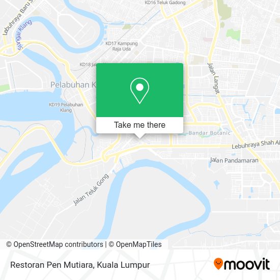 Peta Restoran Pen Mutiara