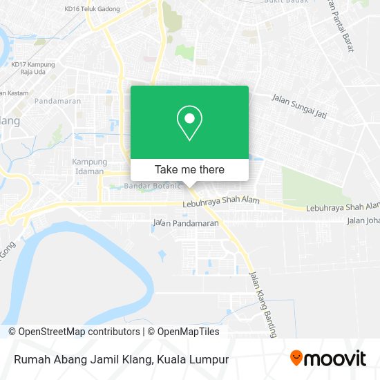 Rumah Abang Jamil Klang map