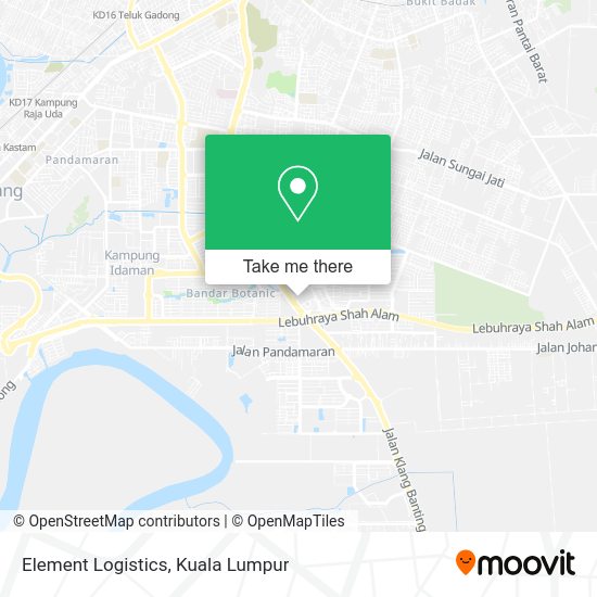 Element Logistics map