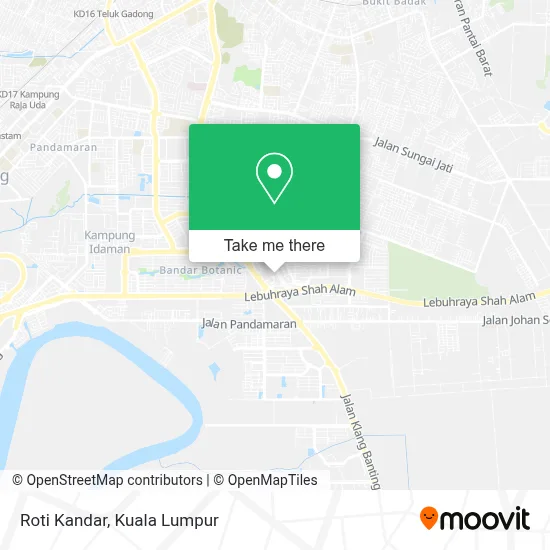 Roti Kandar map
