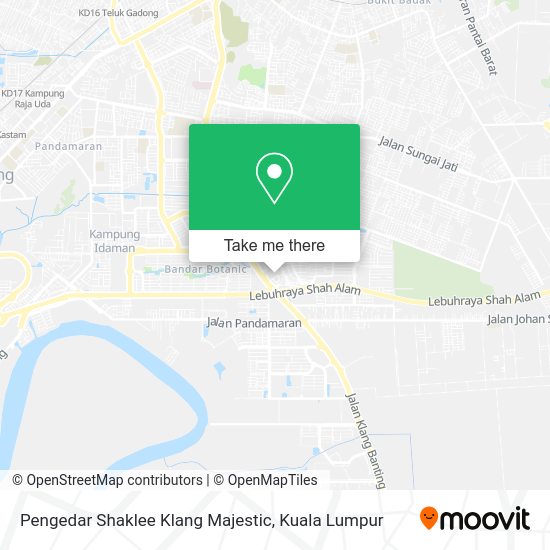 Pengedar Shaklee Klang Majestic map