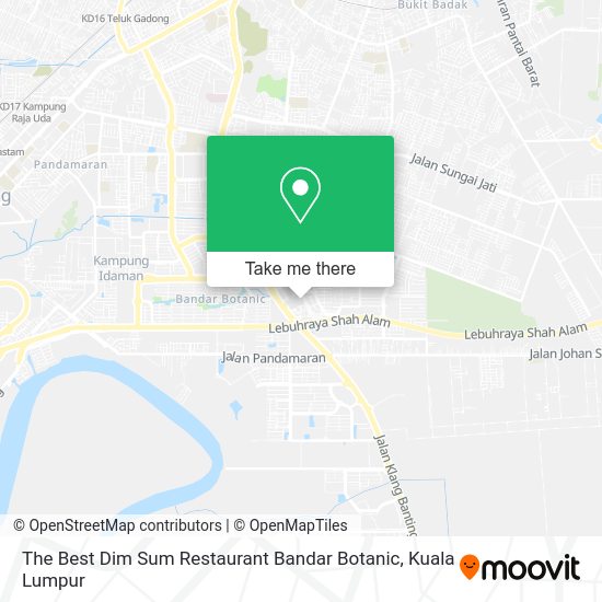 The Best Dim Sum Restaurant Bandar Botanic map