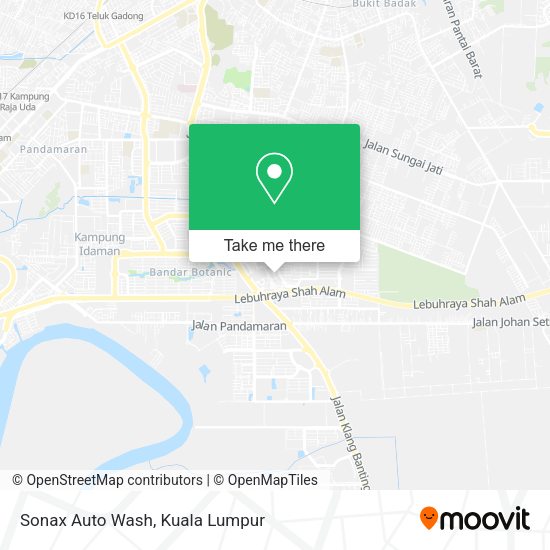 Sonax Auto Wash map