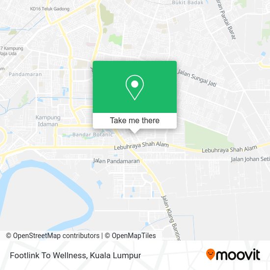 Footlink To Wellness map