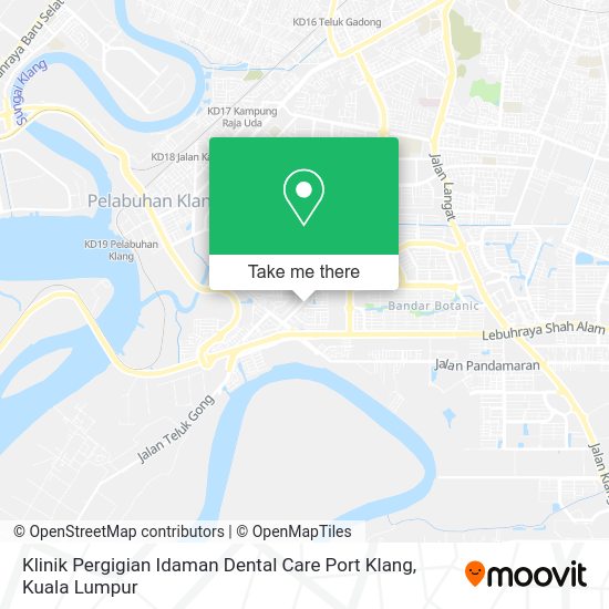Peta Klinik Pergigian Idaman Dental Care Port Klang