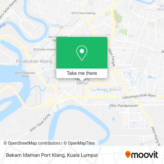 Bekam Idaman Port Klang map