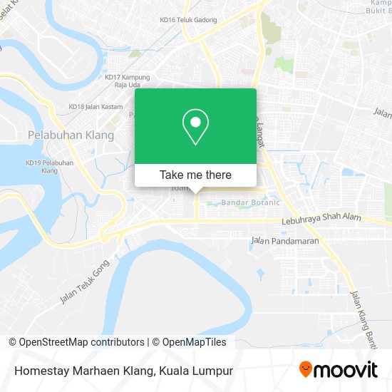 Homestay Marhaen Klang map