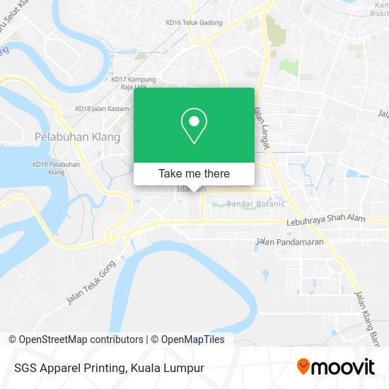 SGS Apparel Printing map