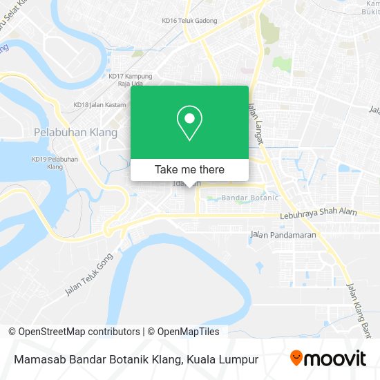 Mamasab Bandar Botanik Klang map