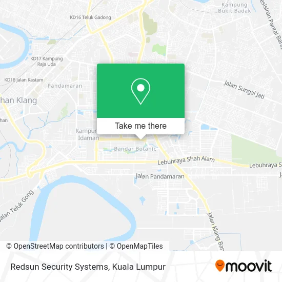 Redsun Security Systems map