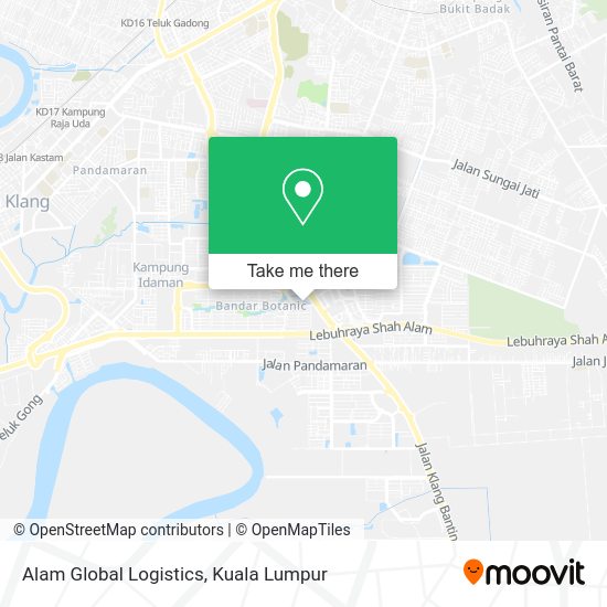 Alam Global Logistics map