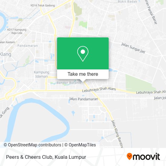 Peers & Cheers Club map
