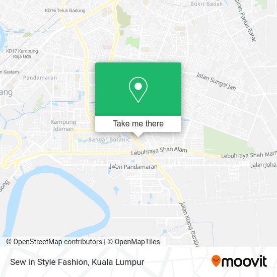 Sew in Style Fashion map