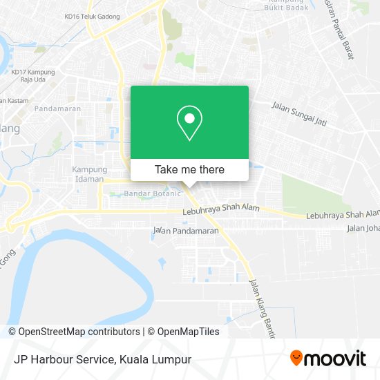 JP Harbour Service map