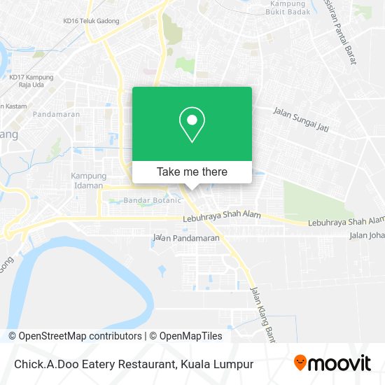 Chick.A.Doo Eatery Restaurant map